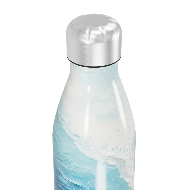 Garrafa Inox - Estampa Oceano Azul