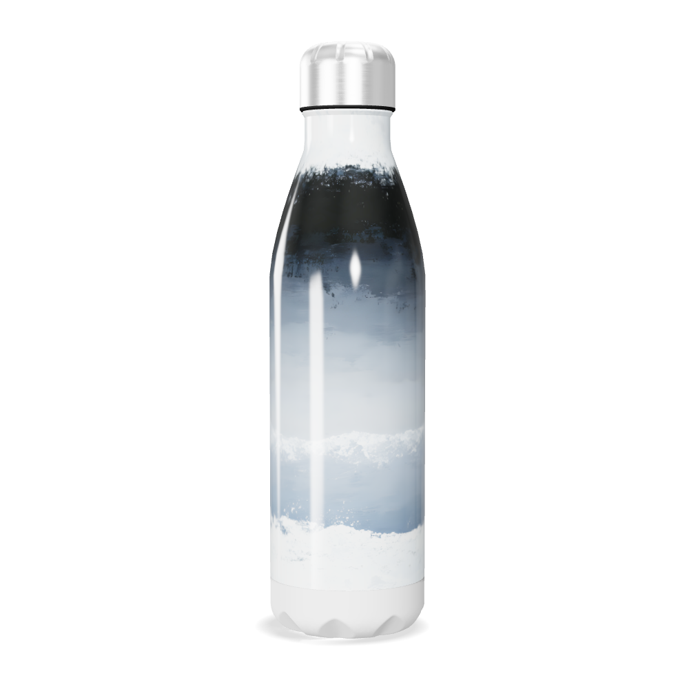 Garrafa Inox - Branco degradê