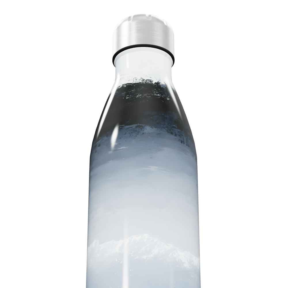 Garrafa Inox - Branco degradê