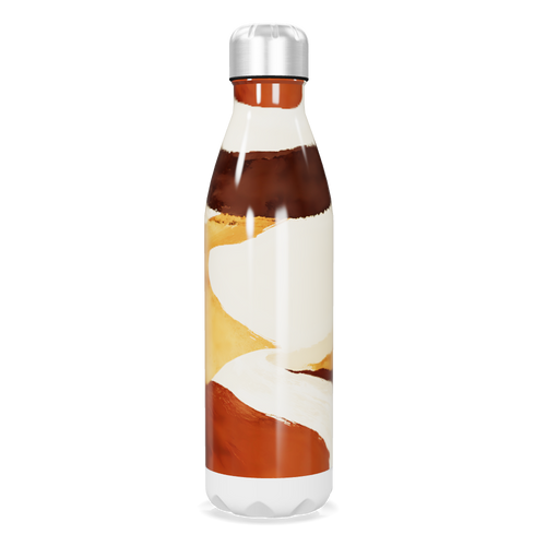 Garrafa Inox - Estampa Abstrata Colorida