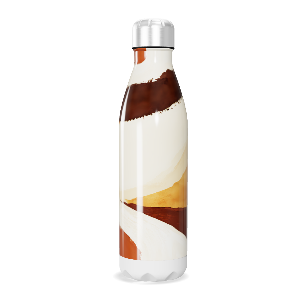 Garrafa Inox - Estampa Abstrata Colorida