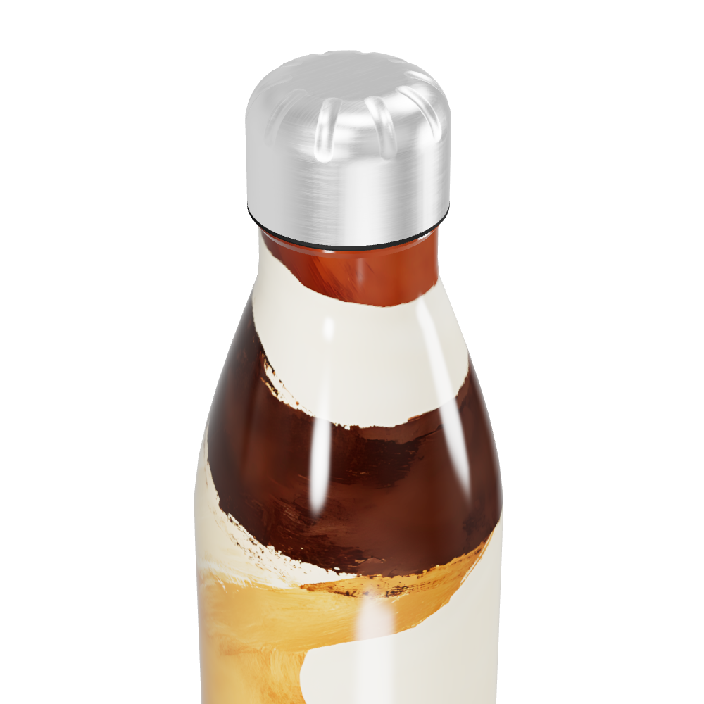 Garrafa Inox - Estampa Abstrata Colorida