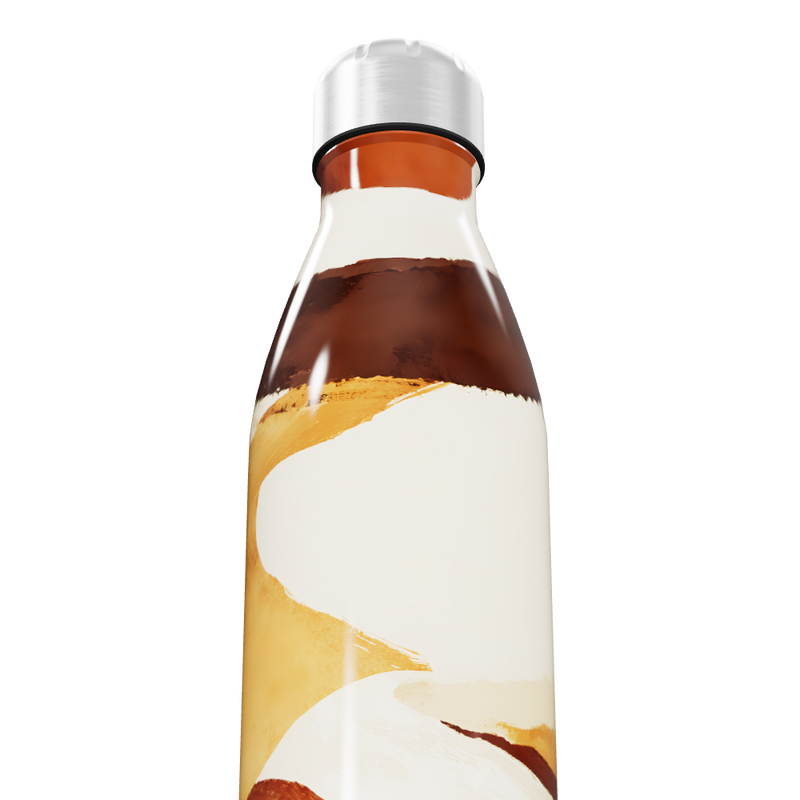 Garrafa Inox - Estampa Abstrata Colorida