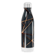 Garrafa Inox - Preta com Detalhes Dourados