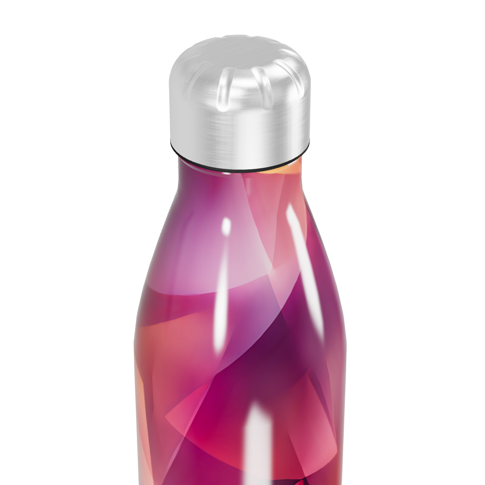 Garrafa Inox - Colorida com Estampa Geométrica