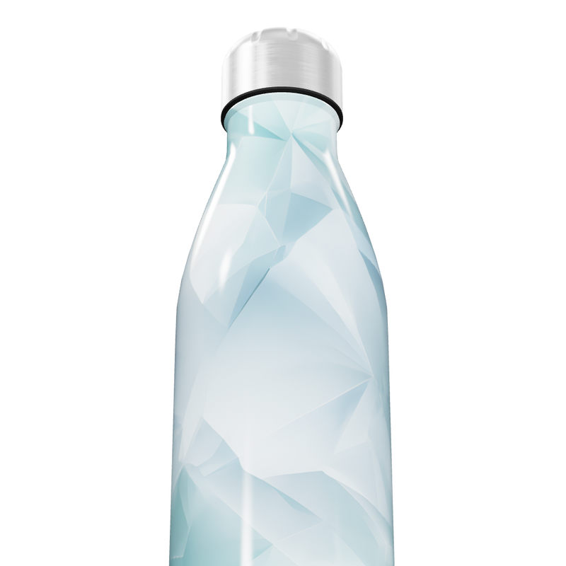Garrafa Inox - Azul Geométrica 500ml