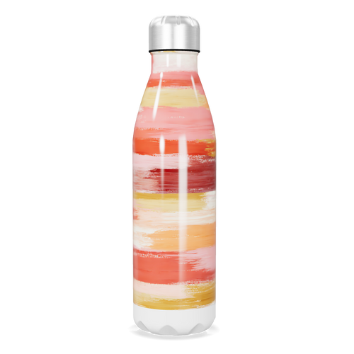 Garrafa Inox - Listras Coloridas 500ml