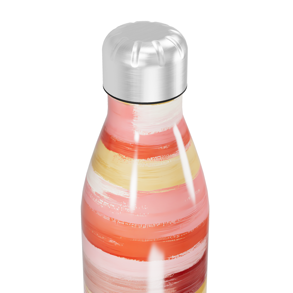 Garrafa Inox - Listras Coloridas 500ml