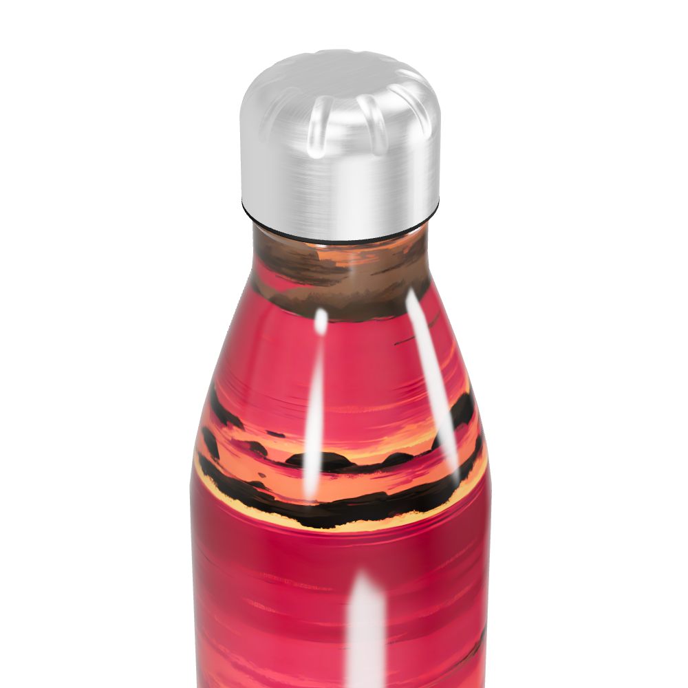 Garrafa Inox - Estampa Pôr do Sol