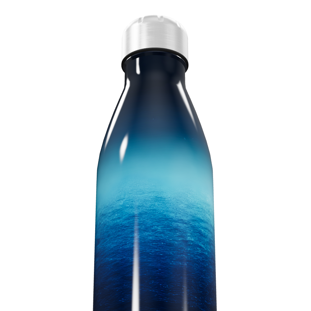 Garrafa Inox Azul Gradiente 500ml