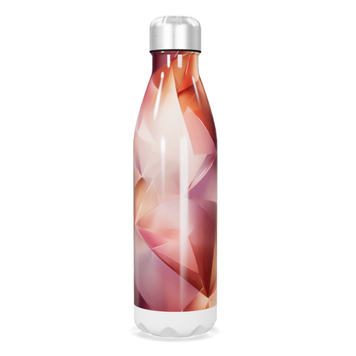 Garrafa Inox - Design geométrico colorido
