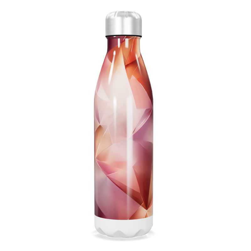 Garrafa Inox - Design geométrico colorido