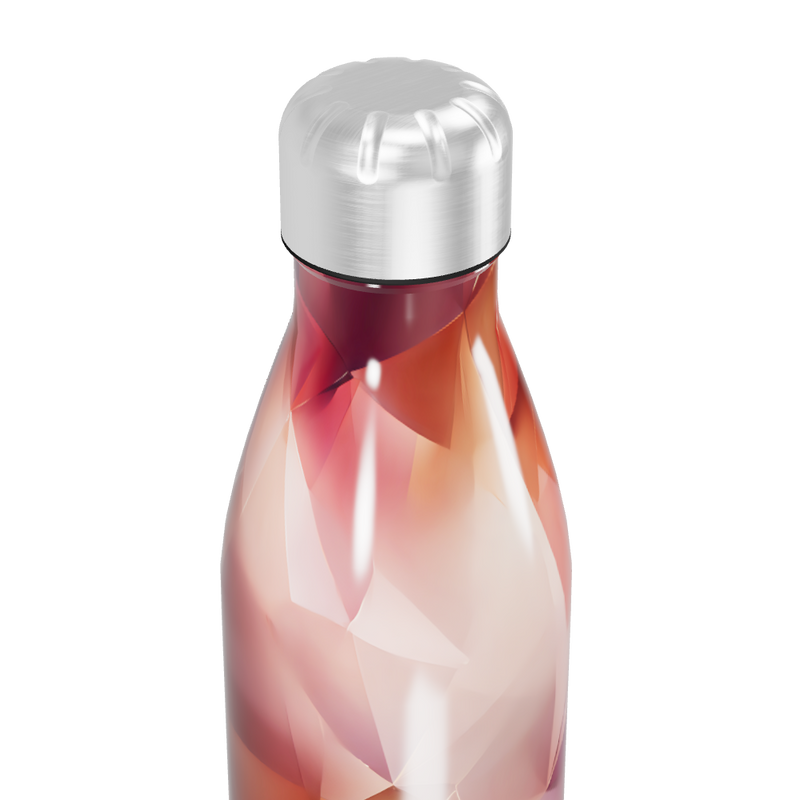Garrafa Inox - Design geométrico colorido