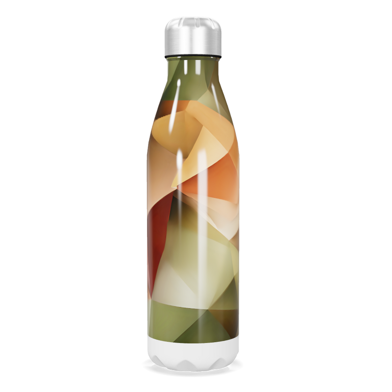 Garrafa Inox - Estampa Colorida Geométrica