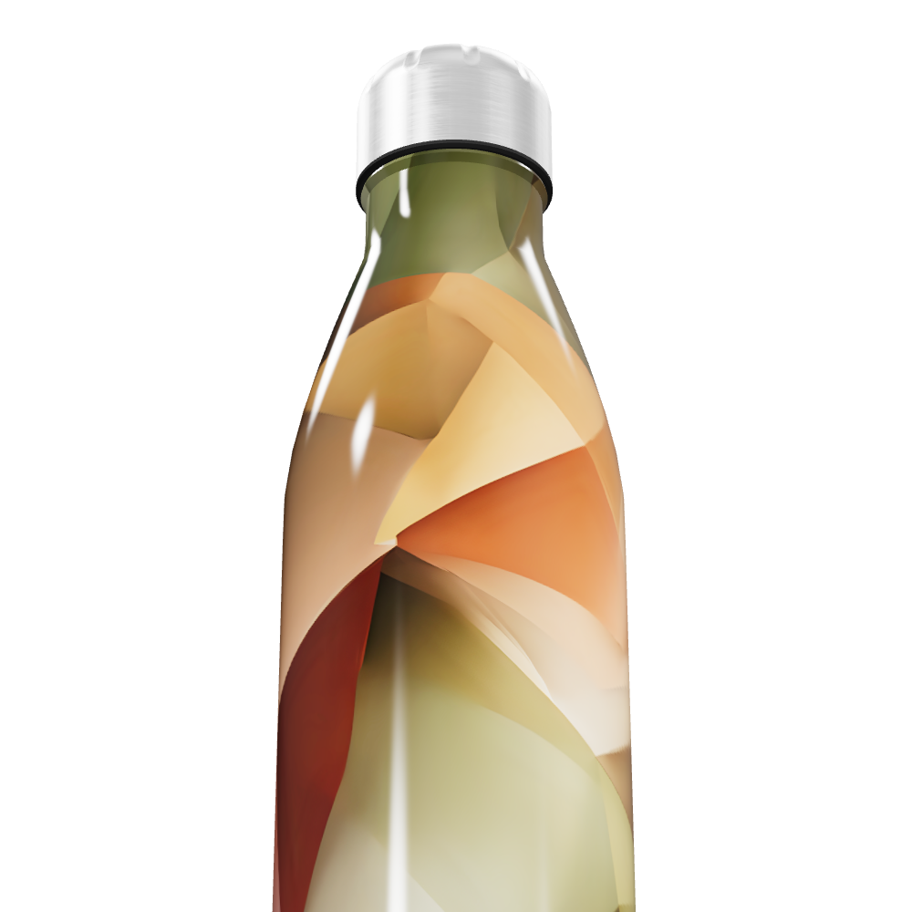 Garrafa Inox - Estampa Colorida Geométrica