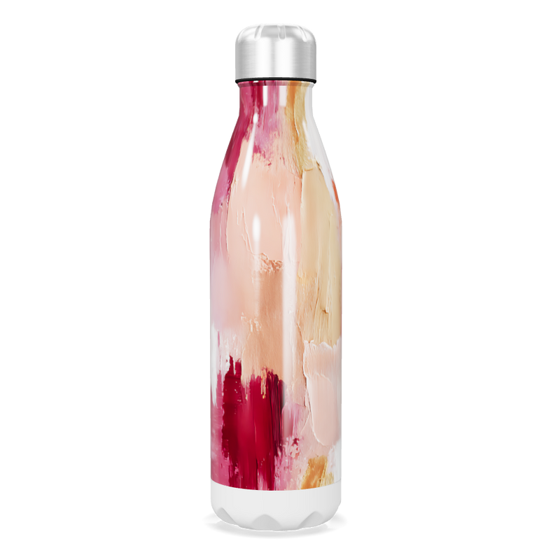 Garrafa Inox - Estampa Abstrata Colorida