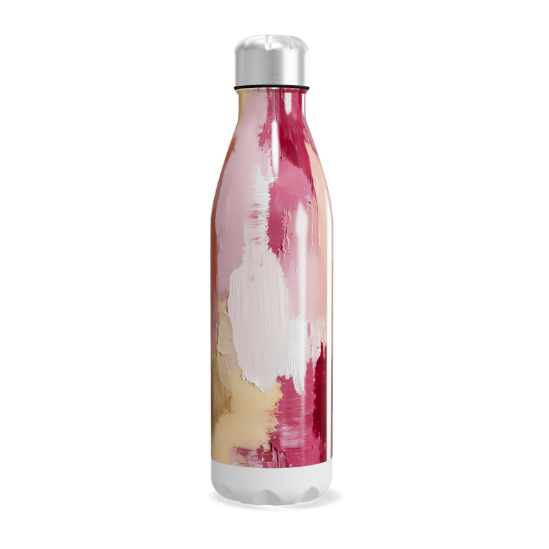 Garrafa Inox - Estampa Abstrata Colorida