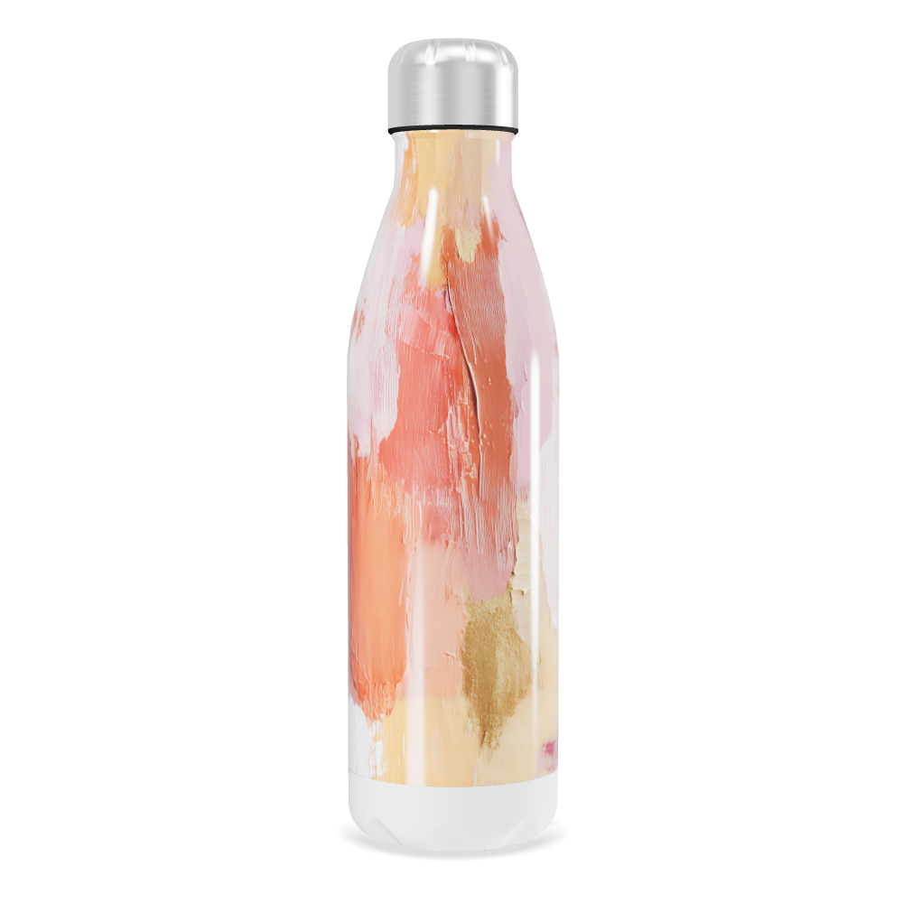 Garrafa Inox - Estampa Abstrata Colorida
