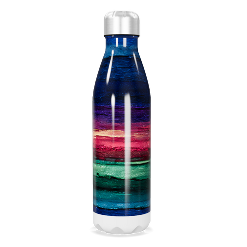 Garrafa Inox - Colorida com Listras