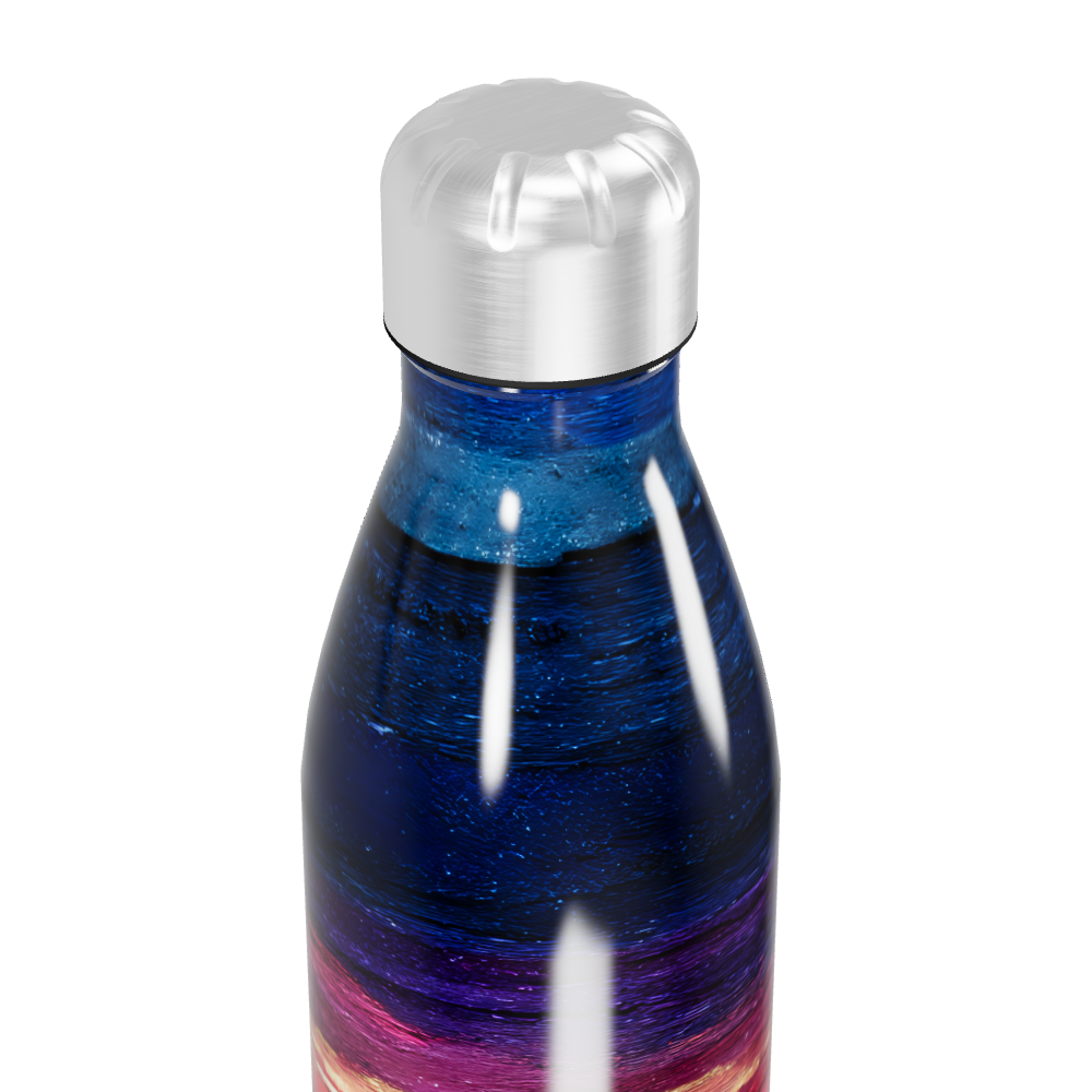 Garrafa Inox - Colorida com Listras