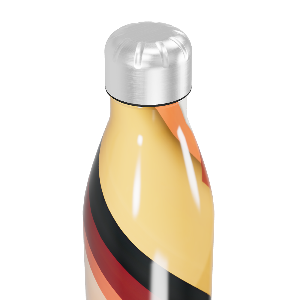 Garrafa Inox - Listras Coloridas
