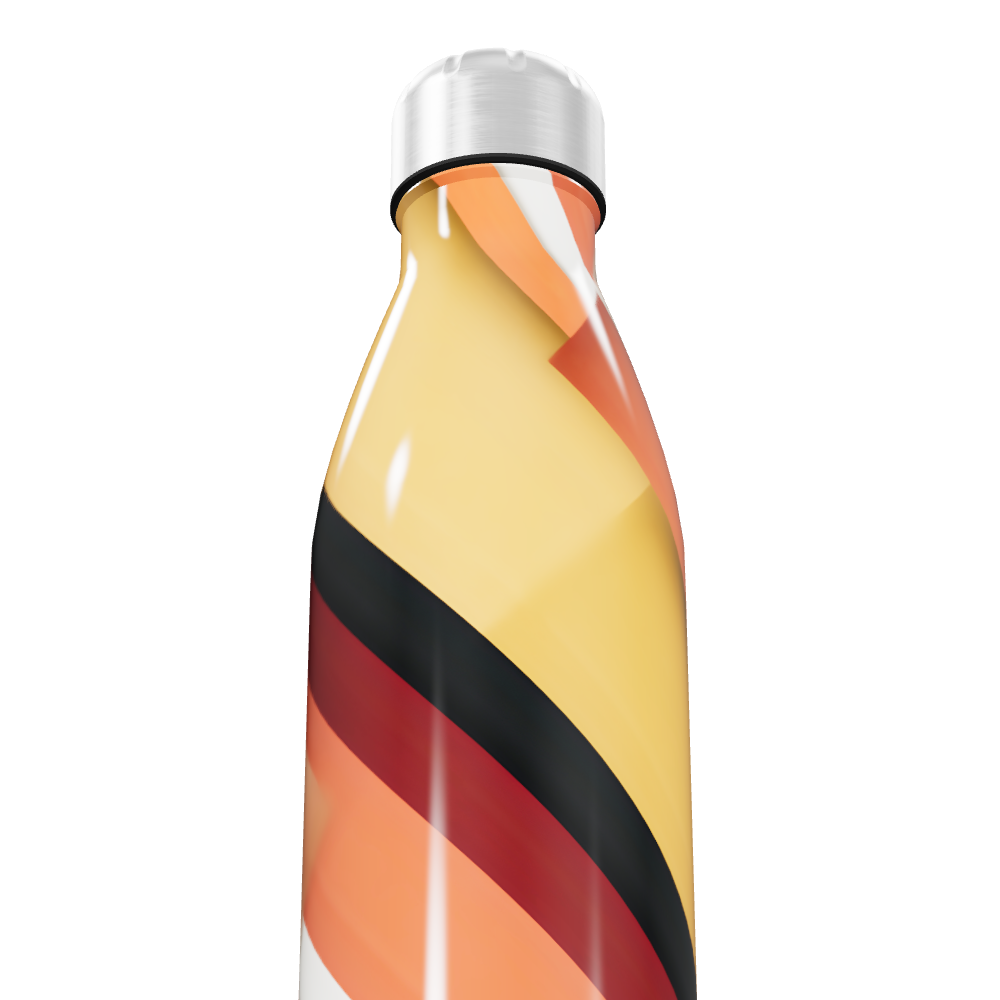Garrafa Inox - Listras Coloridas