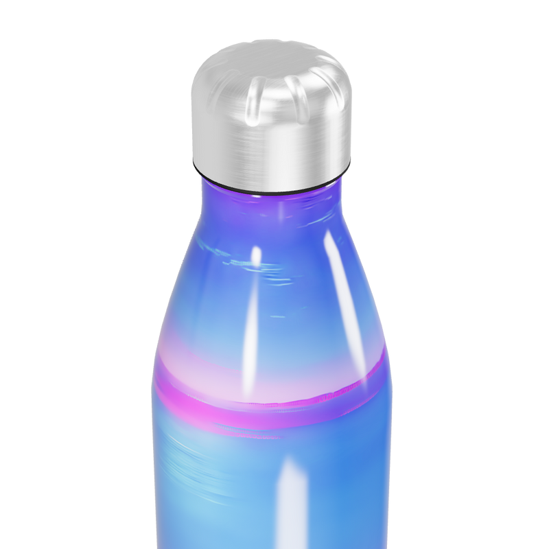 Garrafa Inox - Degradê Azul e Rosa