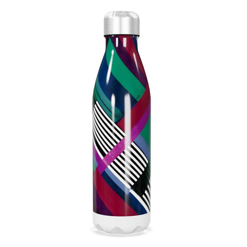 Garrafa Inox Estampada Multicolorida