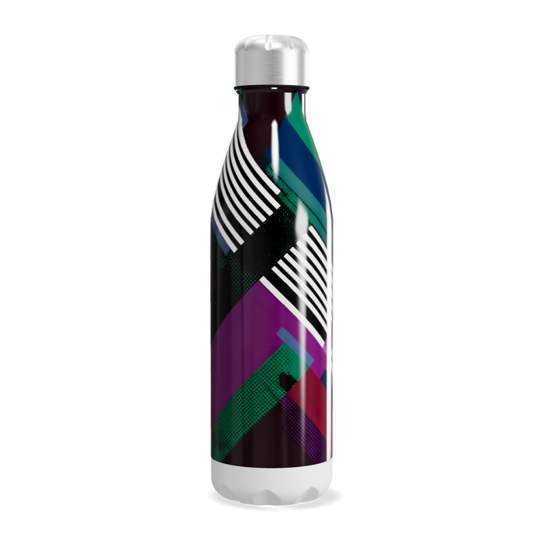 Garrafa Inox Estampada Multicolorida