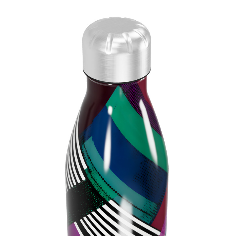 Garrafa Inox Estampada Multicolorida