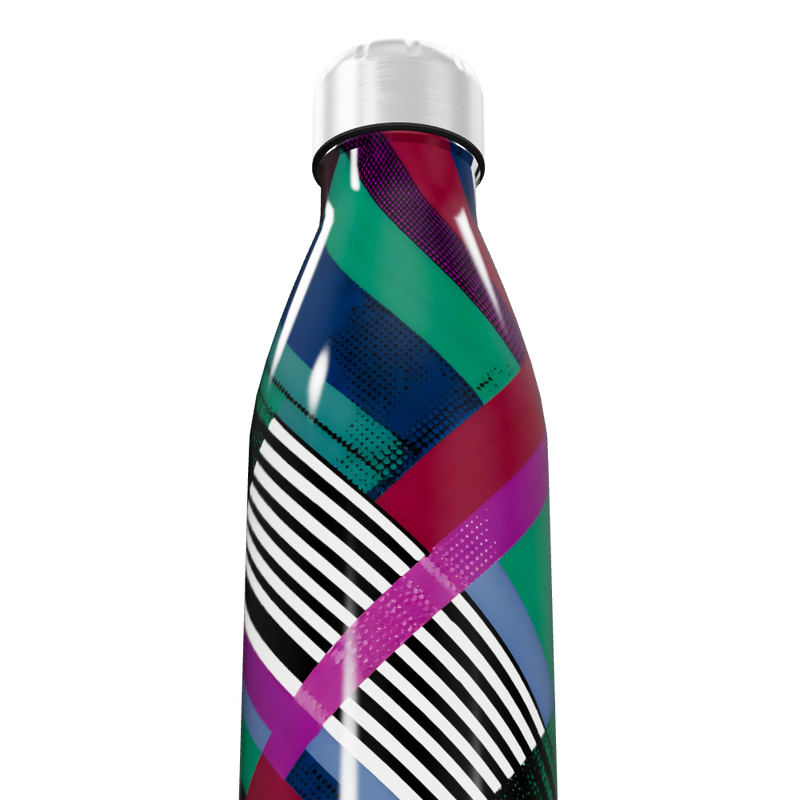 Garrafa Inox Estampada Multicolorida