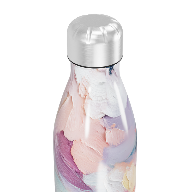 Garrafa Inox - Estampa Abstrata Colorida