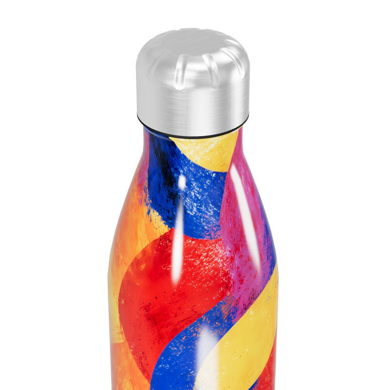 Garrafa Inox Estampada - Cores Vibrantes