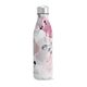 Garrafa Inox - Floral Rosa e Branco