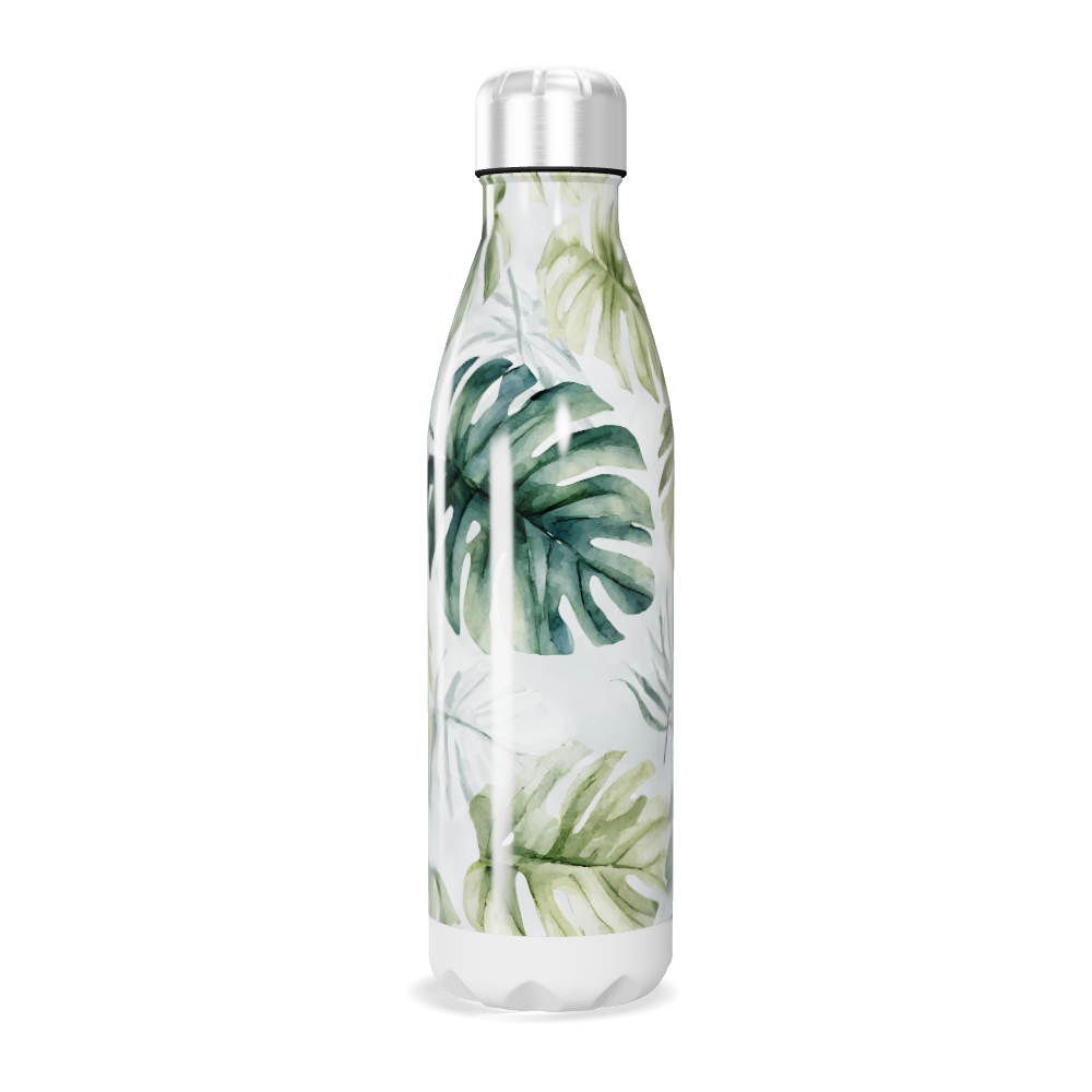 Garrafa Inox - Folhas Tropicais