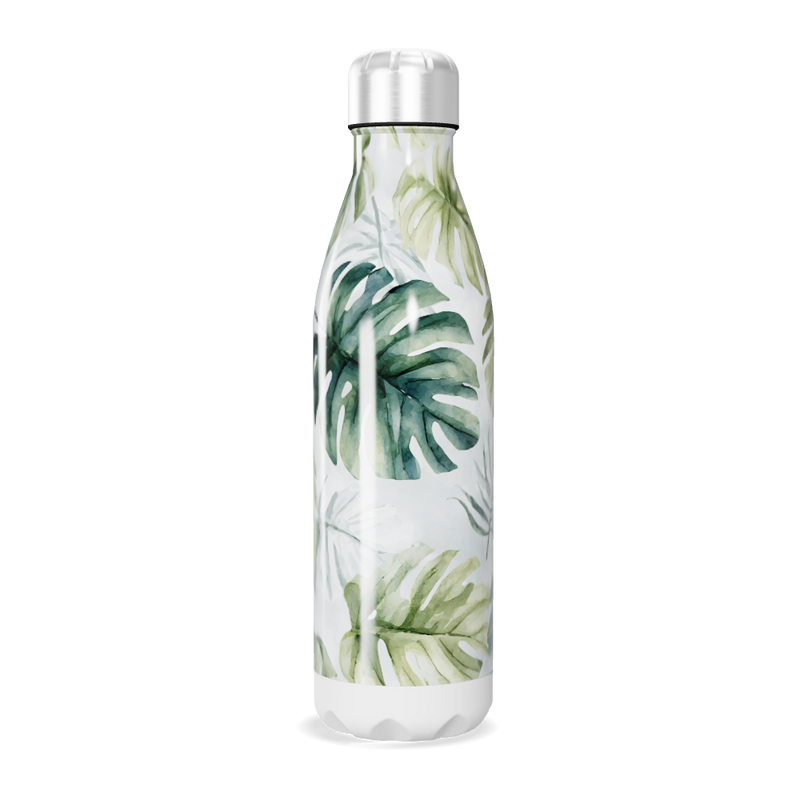 Garrafa Inox - Folhas Tropicais