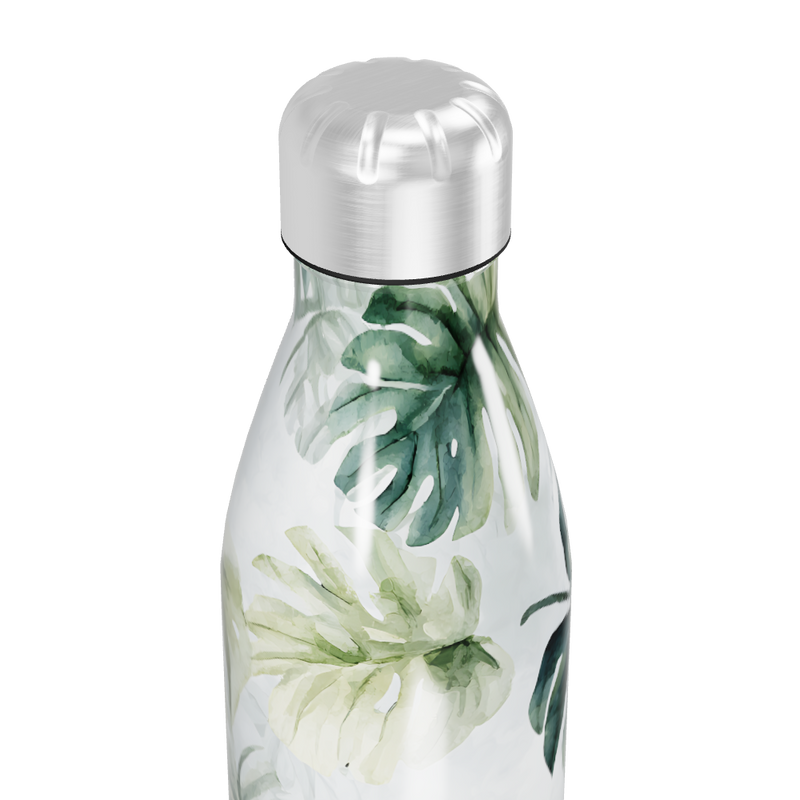 Garrafa Inox - Folhas Tropicais