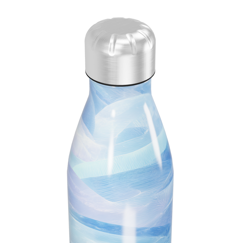 Garrafa Inox Azul - Estampa Ondas