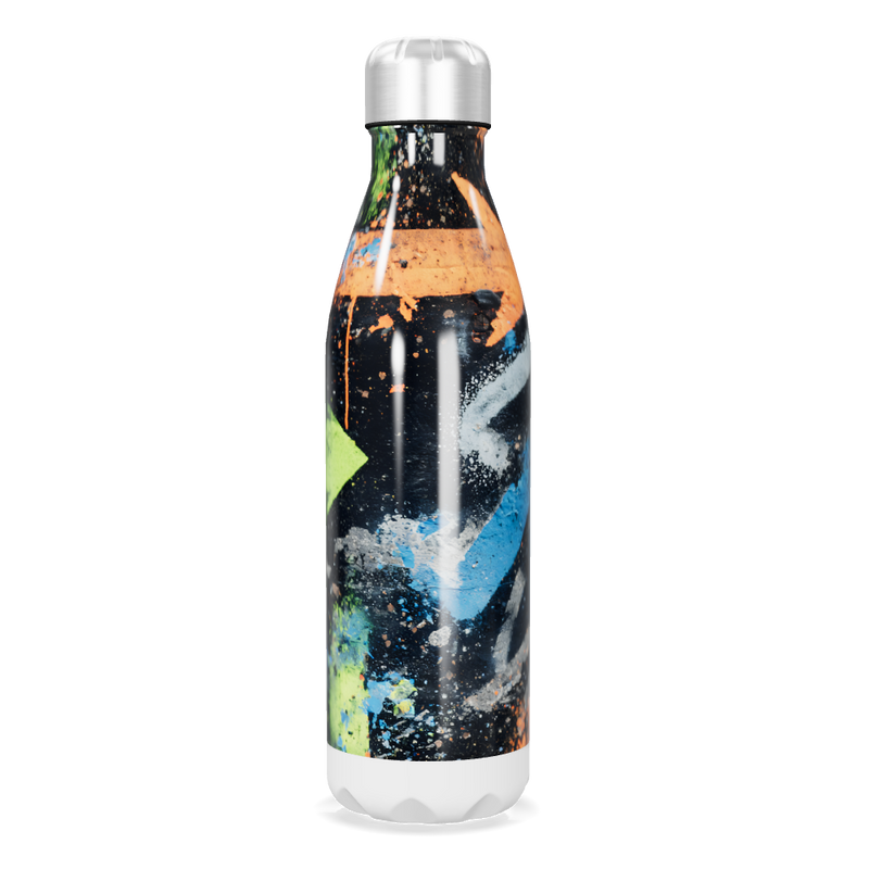 Garrafa Inox - Estampa Colorida Graffiti