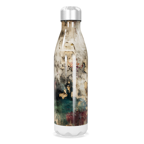 Garrafa Inox - Estampa Abstrata Colorida