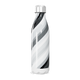 Garrafa Inox Listrada Preto e Branco