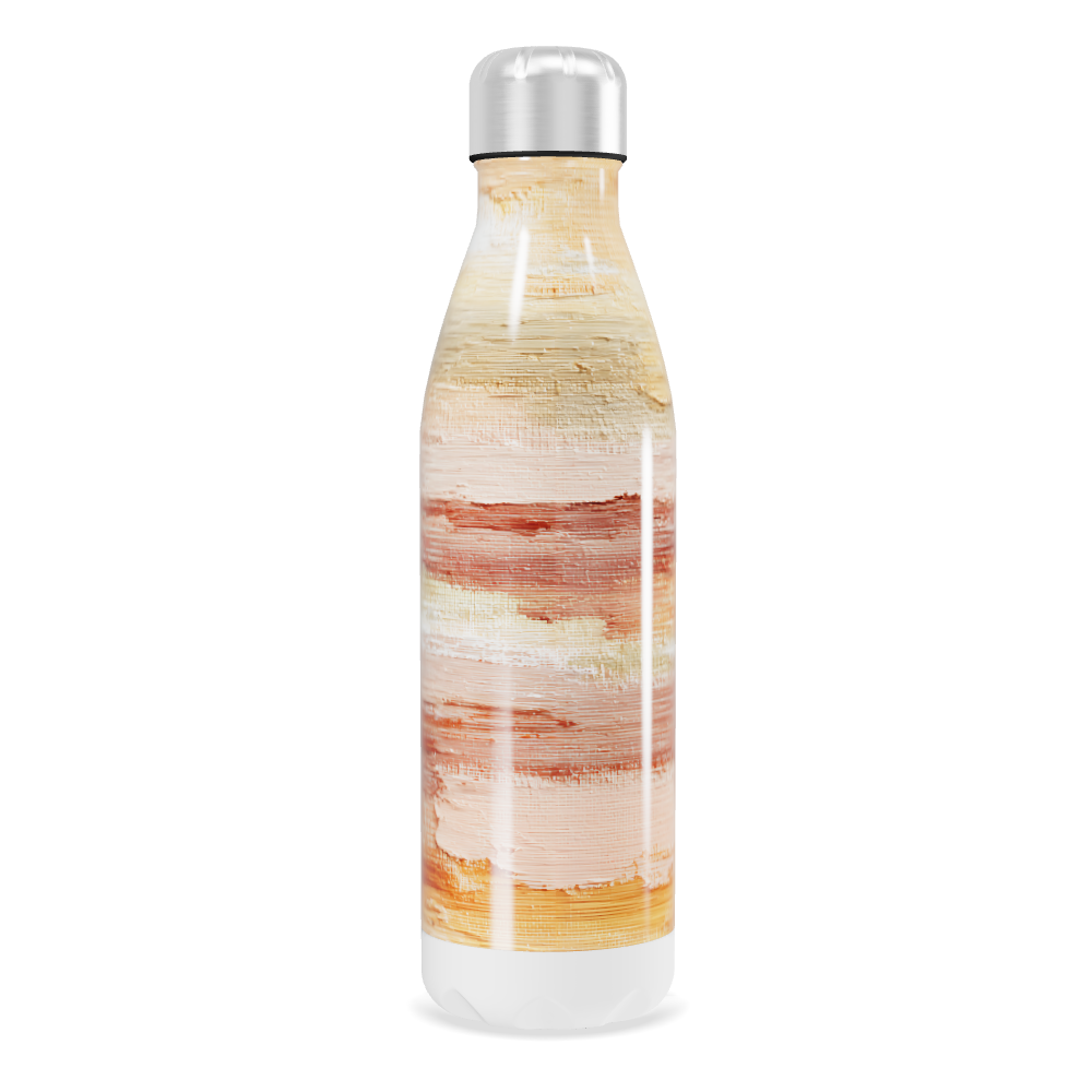 Garrafa Inox - Textura Cores Quentes