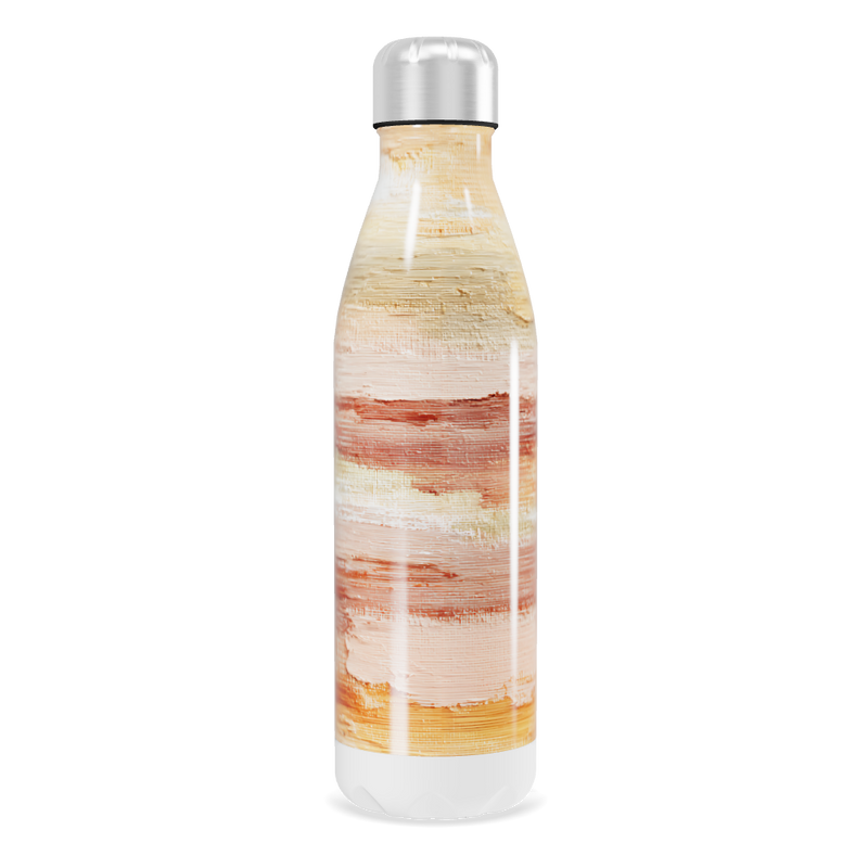 Garrafa Inox - Textura Cores Quentes