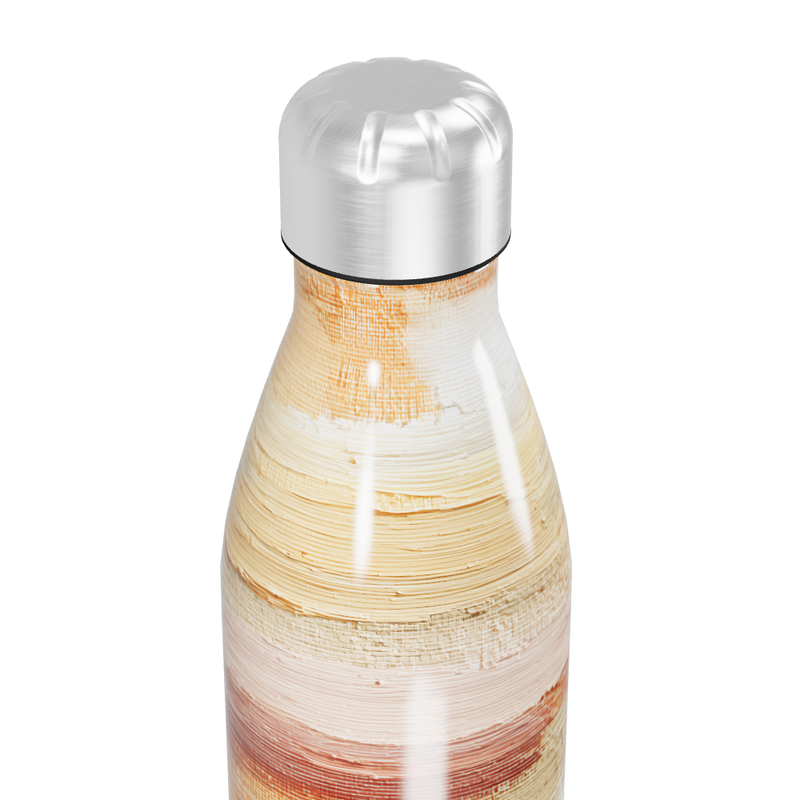 Garrafa Inox - Textura Cores Quentes