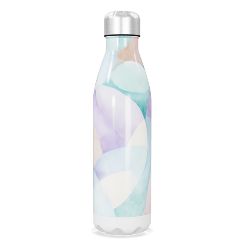 Garrafa Inox - Estampa Pastel Multicolorida