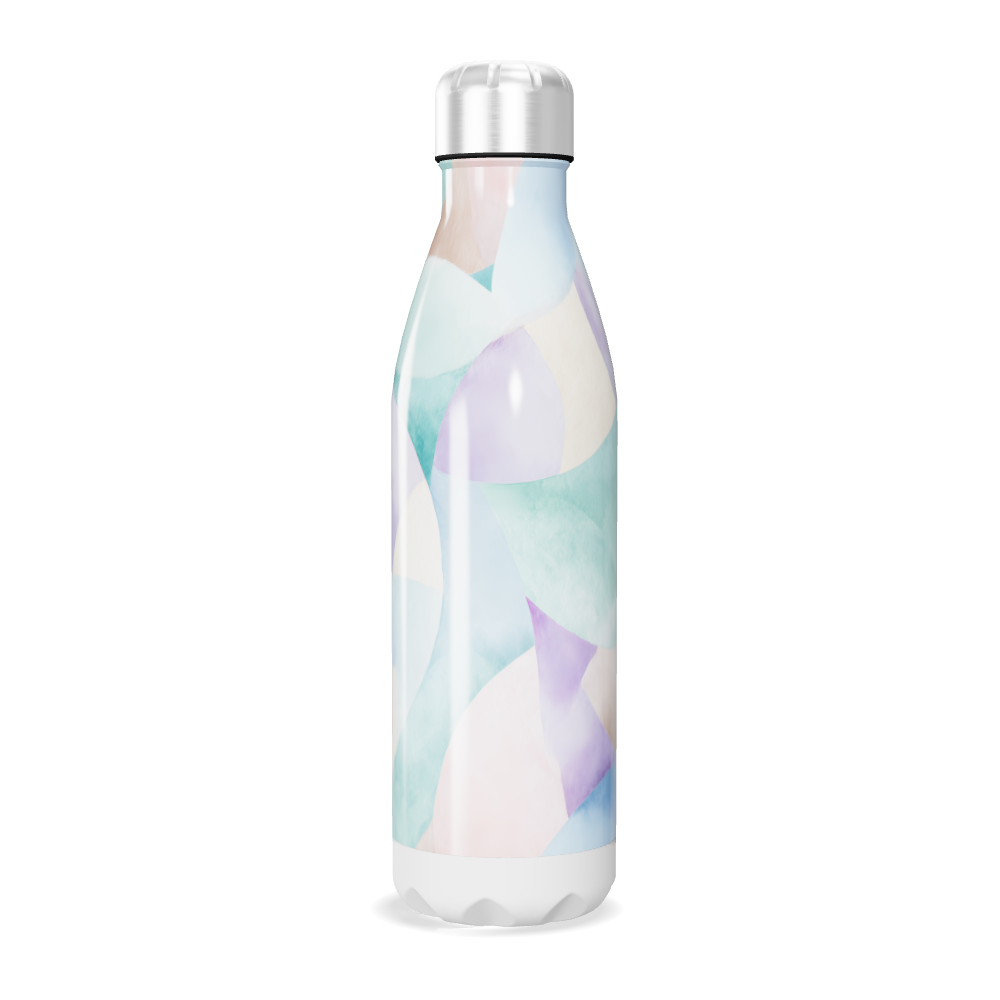 Garrafa Inox - Estampa Pastel Multicolorida