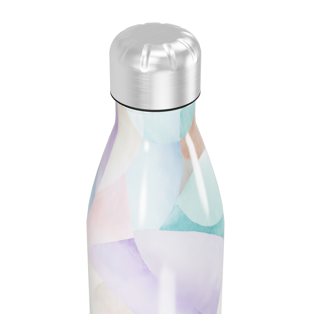 Garrafa Inox - Estampa Pastel Multicolorida