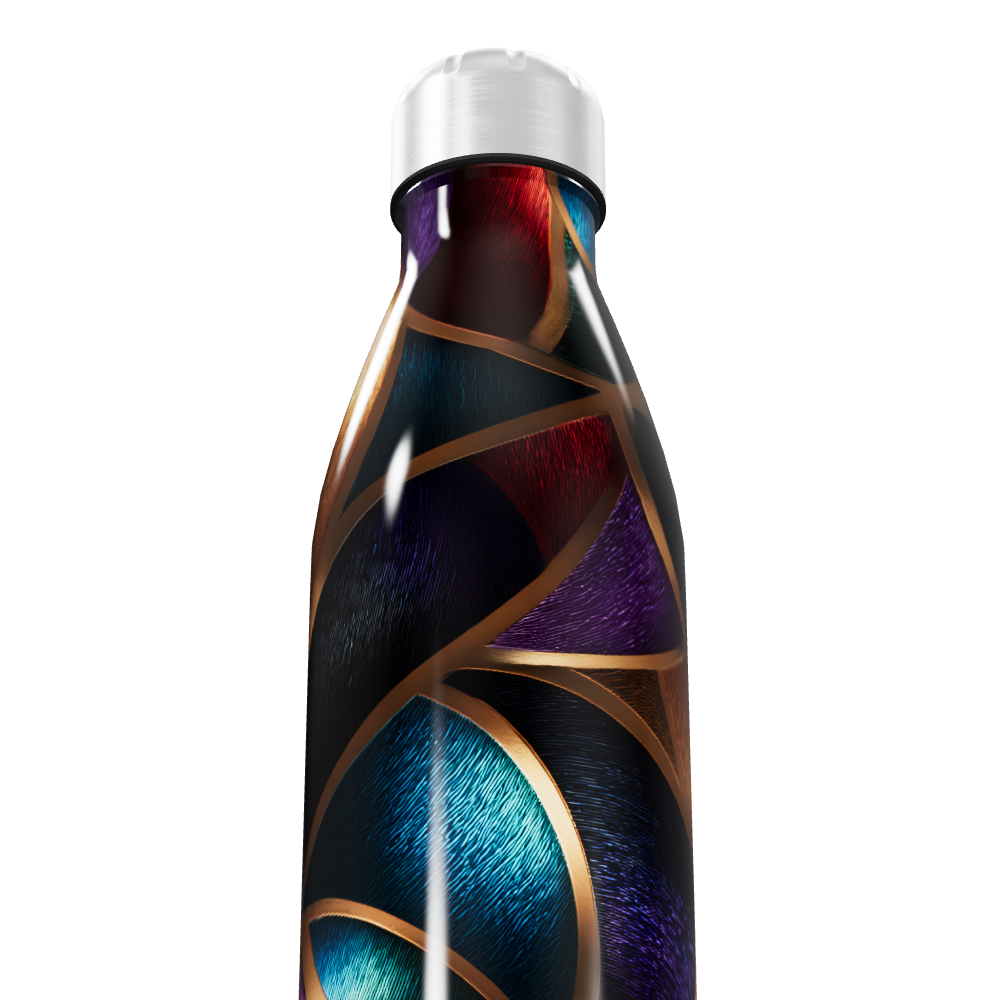 Garrafa Inox - Estampa Multicolorida