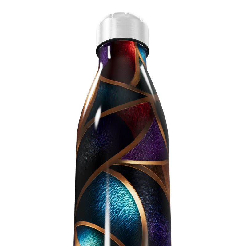 Garrafa Inox - Estampa Multicolorida