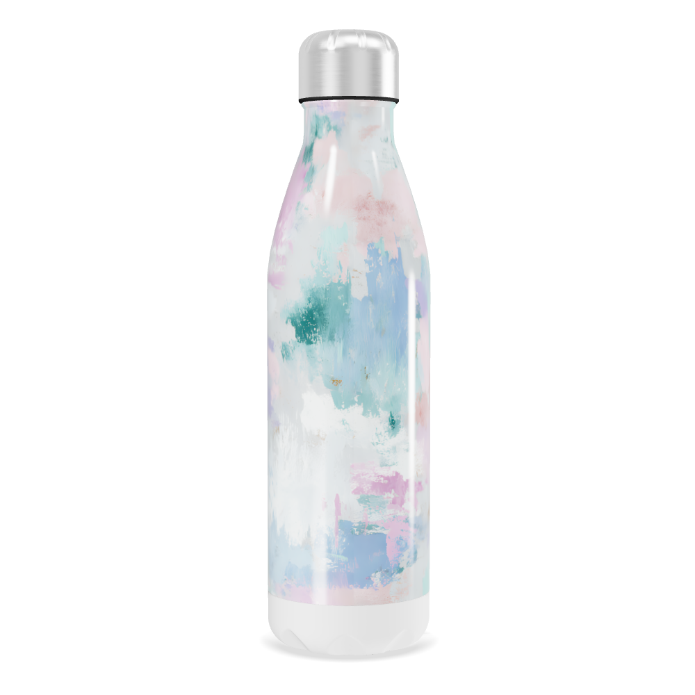 Garrafa Inox - Estampa Aquarela